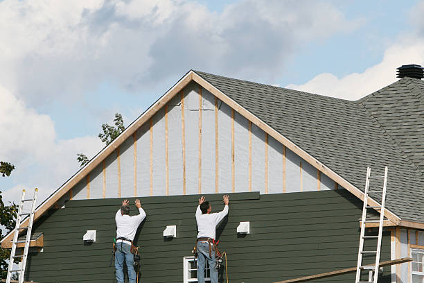 Professional Siding Installation technician working in Long Branch, NJ